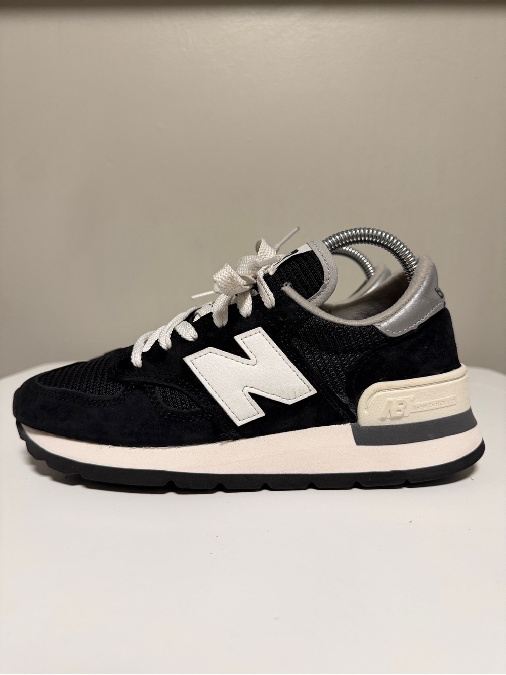 New Balance 990 Black White Shoes Sneaker M990BK1 Made in USA Women’s US 6.5